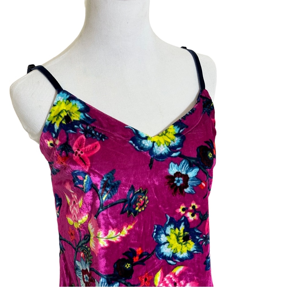 Anthropologie Shania Velvet Slip Floral Dress Sz Small New NWT - Picture 6 of 10